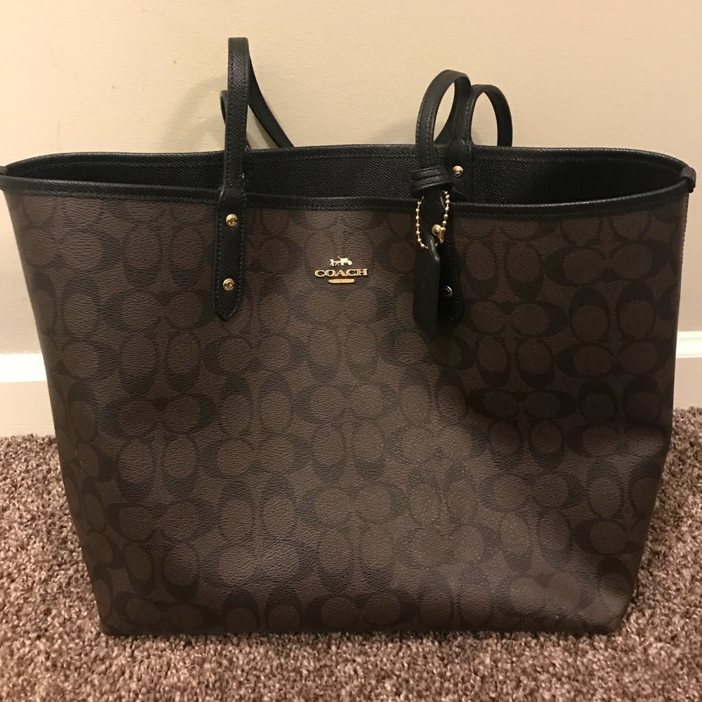 Reversible Coach Tote